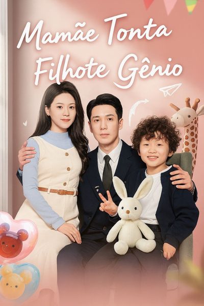 Capa da minisserie Mamãe Tonta Filhote Gênio