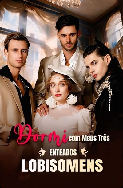 Capa da minisserie Dormi com Meus Três Enteados Lobisomens