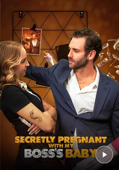 Capa da minisserie Secretamente Grávida do Bebê do Meu Chefe
