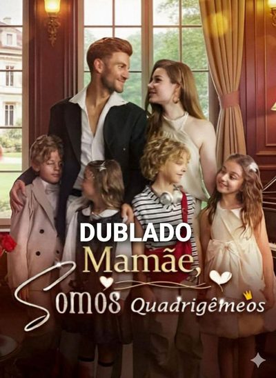 Capa da minisserie Mamãe Somos Quadrigêmeos