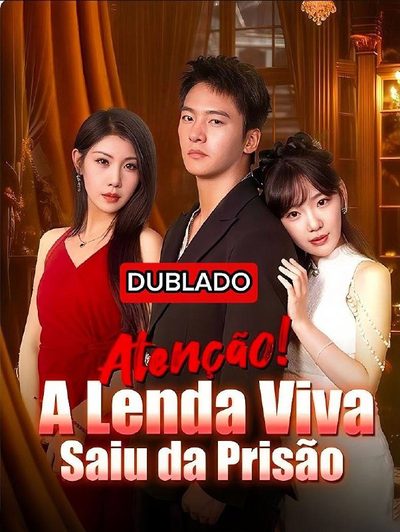 Capa da minisserie Atenção a Lenda Viva Saiu da Prisão