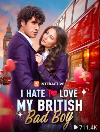 Capa da minisserie Eu Odeio Amar Meu Bad Boy Britânico