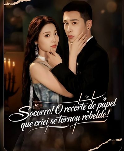 Capa da minisserie Socorro! o Recorte de Papel que Criei Se Tornou Rebelde