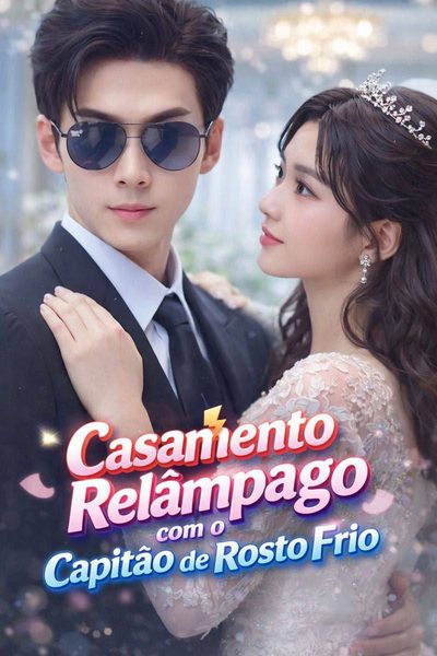 Capa da minisserie Casamento Relâmpago com o Capitão de Rosto Frio