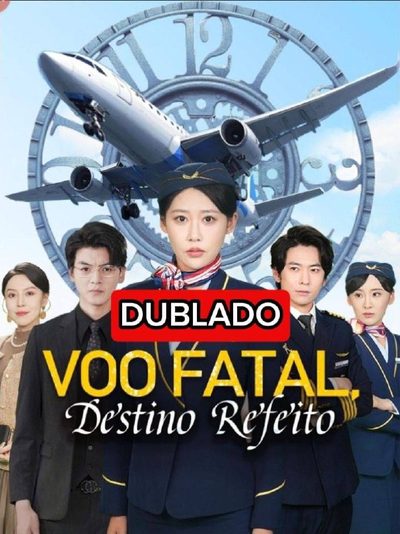 Capa da minisserie Voo Fatal Destino Refeito
