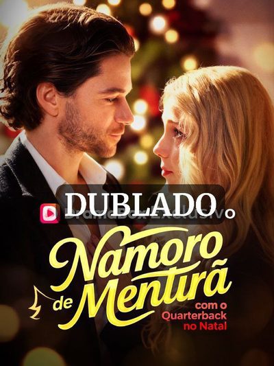 Capa da minisserie Namoro de Mentira com o Quarterback no Natal (dublado)