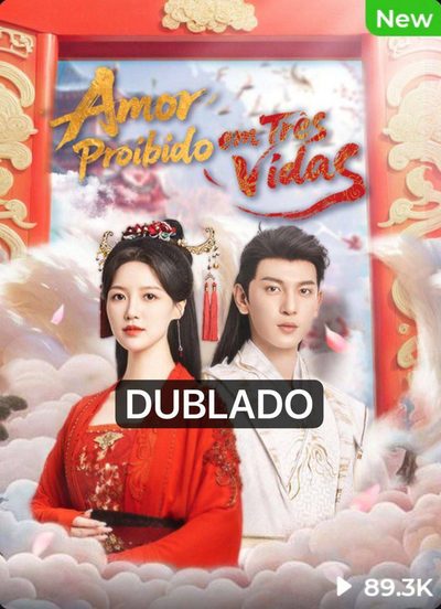 Capa da minisserie Amor Proibido em Três Vidas