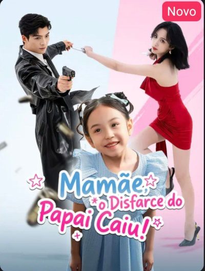 Capa da minisserie Mamãe, o Disfarce do Papai Caiu! 🫰🏼
