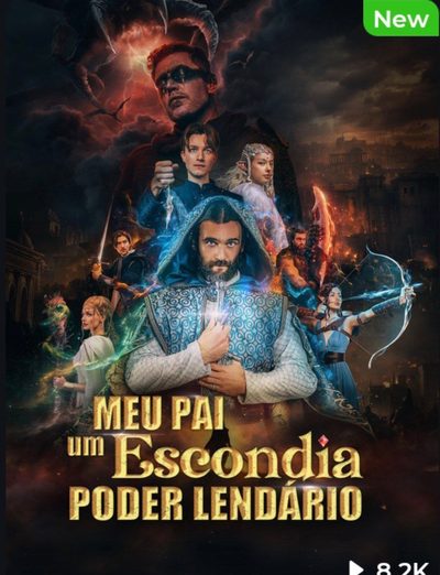 Capa da minisserie Meu Pai Escondia Um Poder Lendário