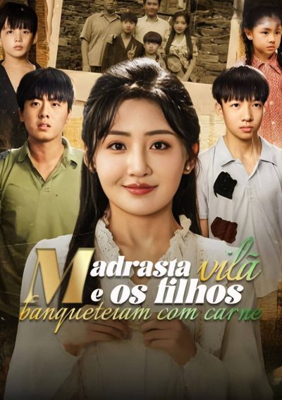 Capa da minisserie Madrasta Vilã e os Filhos Banqueteram com Carne