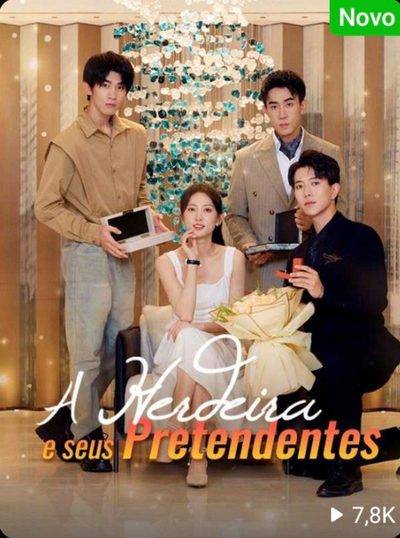 Capa da minisserie A Herdeira e Seus Pretendentes