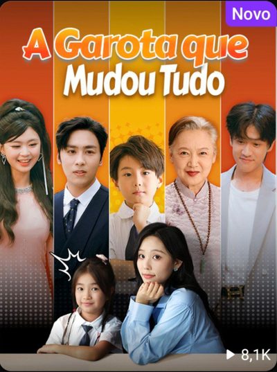 Capa da minisserie A Garota que Mudou Tudo