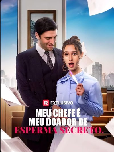 Capa da minisserie Meu Chefe É Meu Doador de Esperma Secreto [my Boss Is My Secret Sperm Donor]