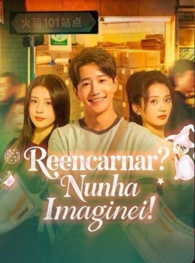 Capa da minisserie Reencarnar? Nunca Imaginei!