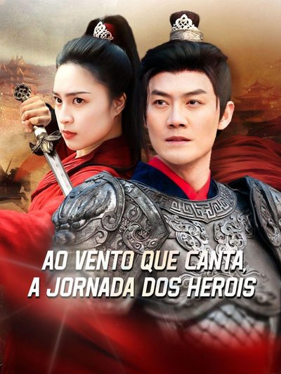 Capa da minisserie Ao Vento que Canta, a Jornada dos Heróis