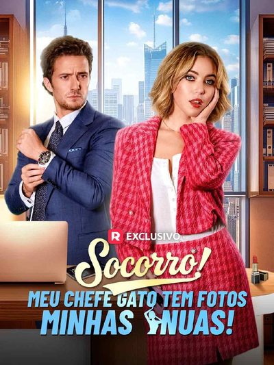 Capa da minisserie Socorro! Meu Chefe Gato Tem Fotos Minhas Nuas!