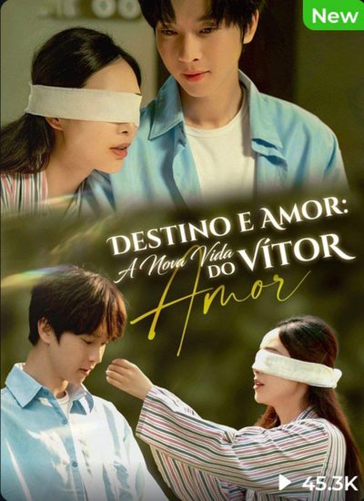 Capa da minisserie Destino e Amor: a Nova Vida do Vítor 🫰🏼