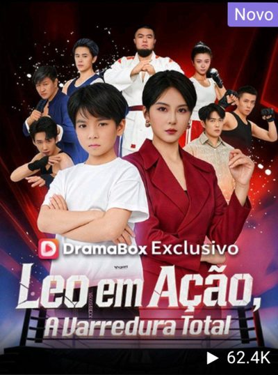 Capa da minisserie Leo em Ação, a Varredura Total