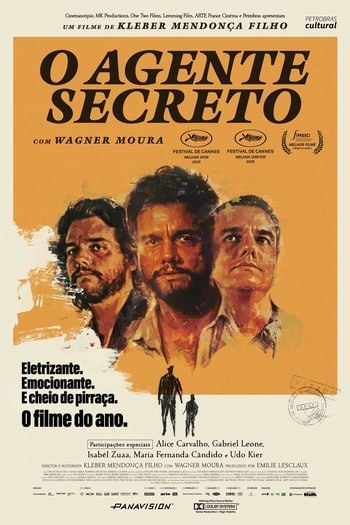 Capa da minisserie O Agente Secreto (2025)
