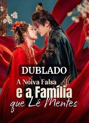 Capa da minisserie A Noiva Falsa e a Família que Lê Mentes