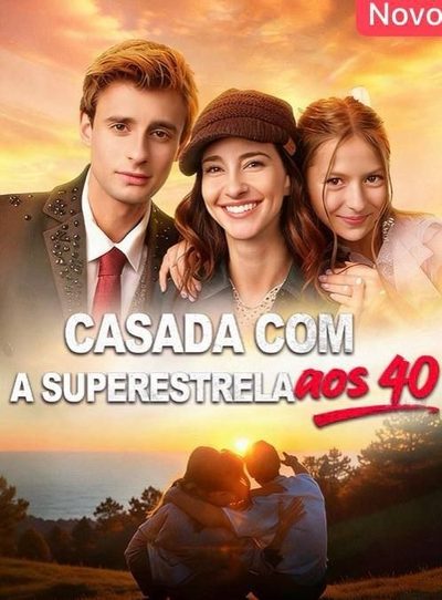 Capa da minisserie Casada com a Superestrela aos 40
