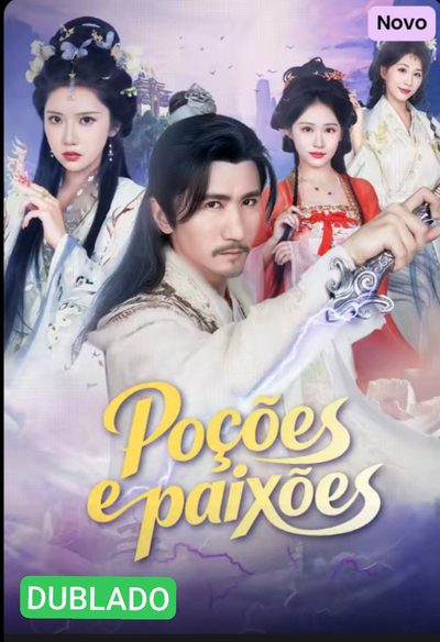 Capa da minisserie Poções e Paixões