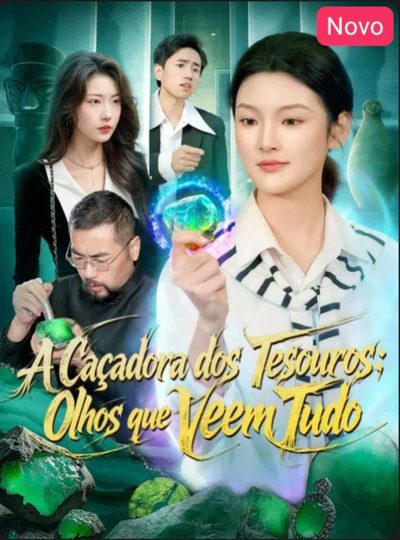 Capa da minisserie A Caçadora dos Tesouros: Olhos que Veem Tudo
