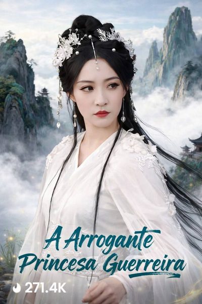 Capa da minisserie A Arrogante Princesa Guerreira