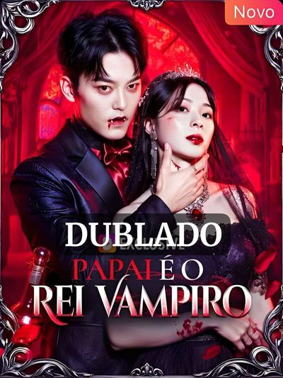 Capa da minisserie Papai É o Rei Vampiro (dublado)