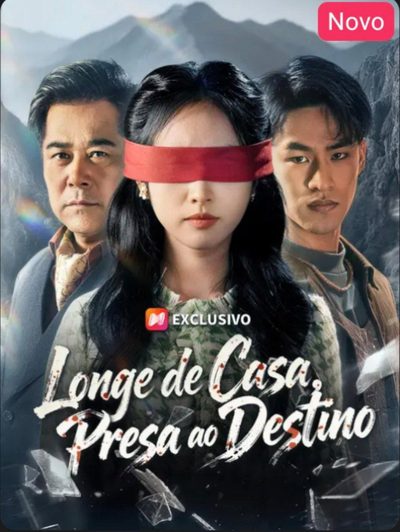 Capa da minisserie Longe de Casa Presa do Destino