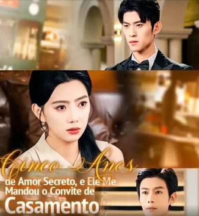Capa da minisserie Cinco Anos de Amor Secreto, e