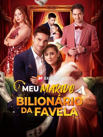 Capa da minisserie Meu Marido Bilionário da Favela