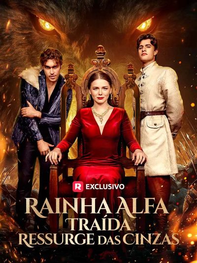 Capa da minisserie Rainha Alfa Traída Ressurge das Cinzas