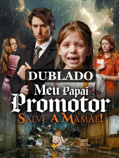 Capa da minisserie Meu Pai Promotor Salve a Mamãe! (dublado)