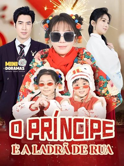 Capa da minisserie O Príncipe e a Ladrã de Rua