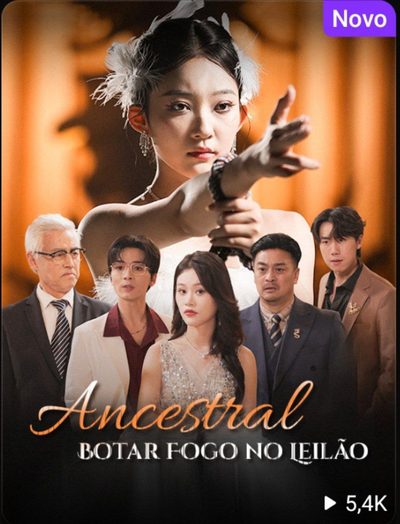Capa da minisserie A Ancestral Botar Fogo no Leilão