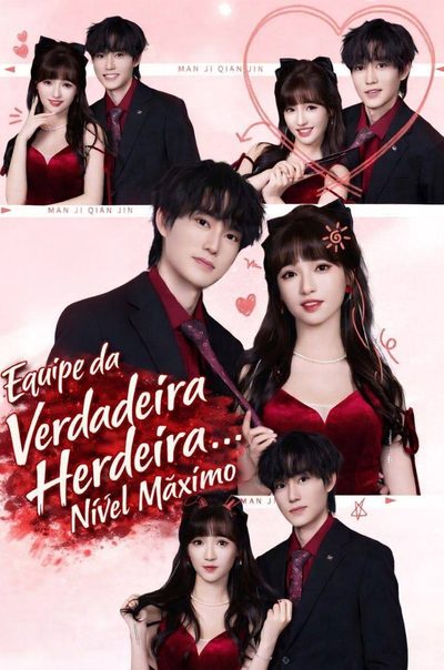 Capa da minisserie Equipe da Verdadeira Herdeira.. Nível Máximo