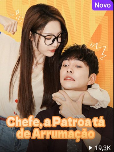 Capa da minisserie Chefe, a Patroa Tá de Arrumação
