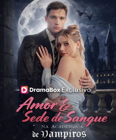 Capa da minisserie Amor e Sede de Sangue: na Academia de Vampiros
