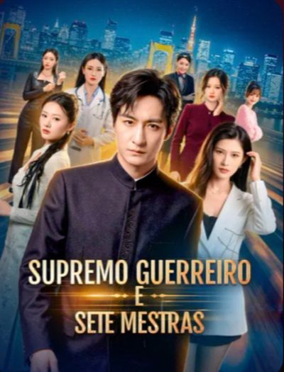 Capa da minisserie Supremo Guerreiro e Sete Mestras