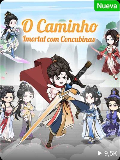 Capa da minisserie O Caminho Imortal com Concubinas