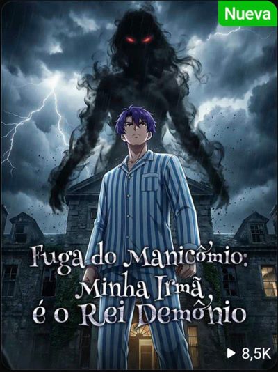 Capa da minisserie Fuga do Manicômio: Minha Irmã É o Rei Demônio
