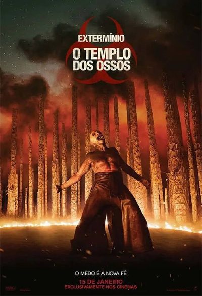 Capa da minisserie Extermínio - o Templo dos Ossos