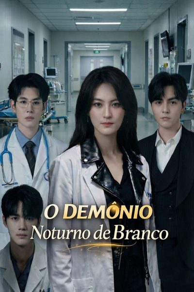 Capa da minisserie O Demônio Noturno de Branco