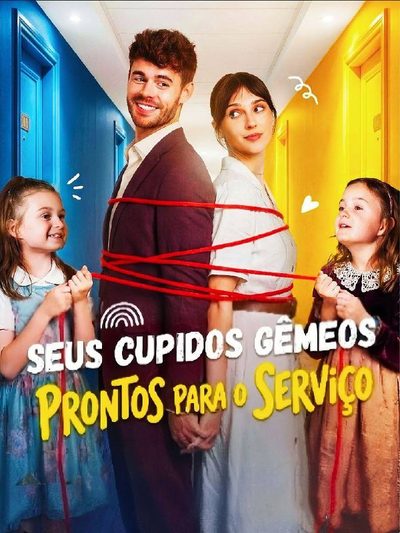 Capa da minisserie Seus Cupidos Gêmeos Prontos para o Serviço