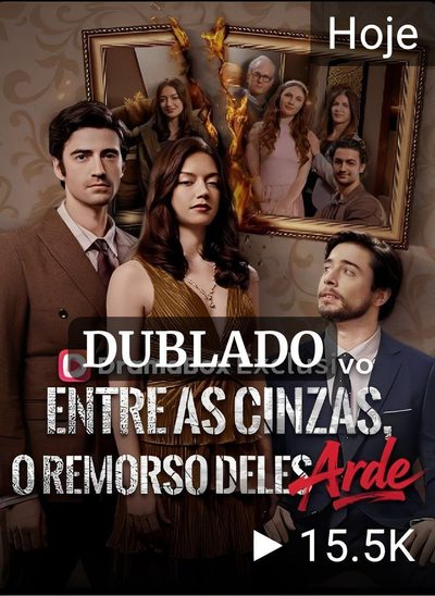 Capa da minisserie Entre as Cinzas, o Remorso Dele Arde