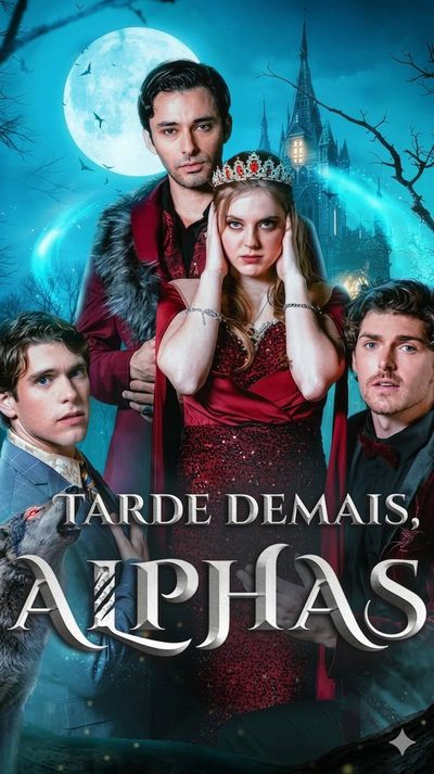 Capa da minisserie Tarde Demais,alphas