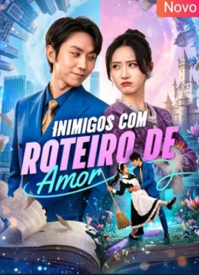 Capa da minisserie Inimigos com Roteiro de Amor