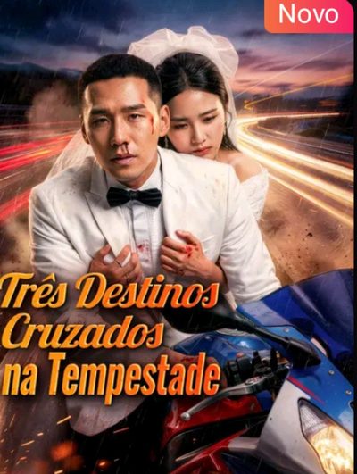 Capa da minisserie Três Destinos Cruzados na Tempestade