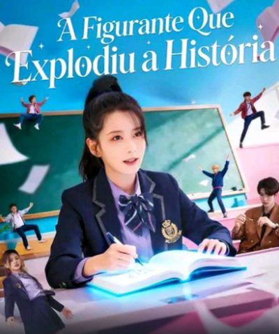 Capa da minisserie A Figurante que Explodiu a História